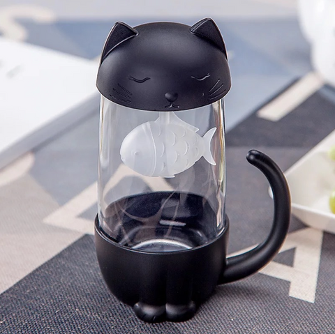Cat Tea Infuser Cup in Assorted colours